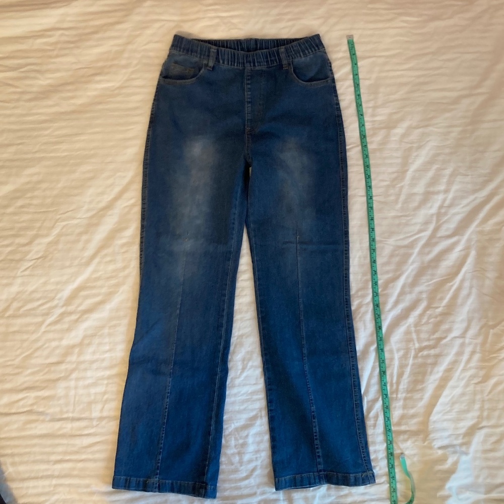 High rise comfy wide leg jeans